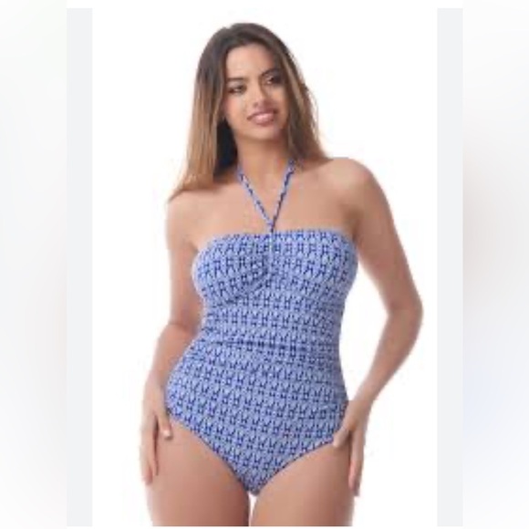 NWT Gorgeous Sea & Sand swimsuit plus size Bando one piece - Picture 3 of 7